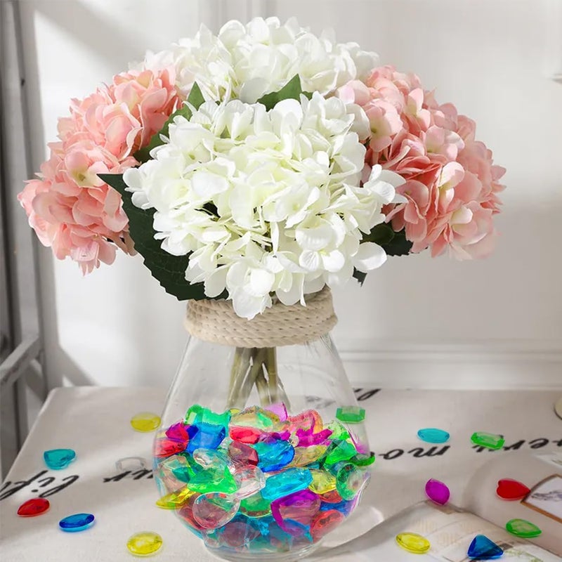 Prehalpty Store 200 Pcs Gemstones for Kids, 7 Styles 1" Plastic Gems Treasure Hunt Toys,Pirate Treasure Mermaid Swim Toys,Fake Gems for Vase Fillers - Image 5